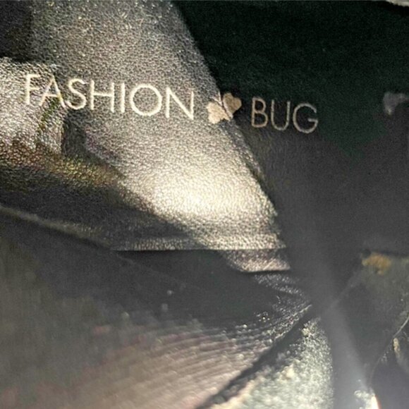 Fashion Bug Women's Morgan Faux Leather Pointed Toe Mid Calf Heel Boots Sz 8.5W - Picture 7 of 8